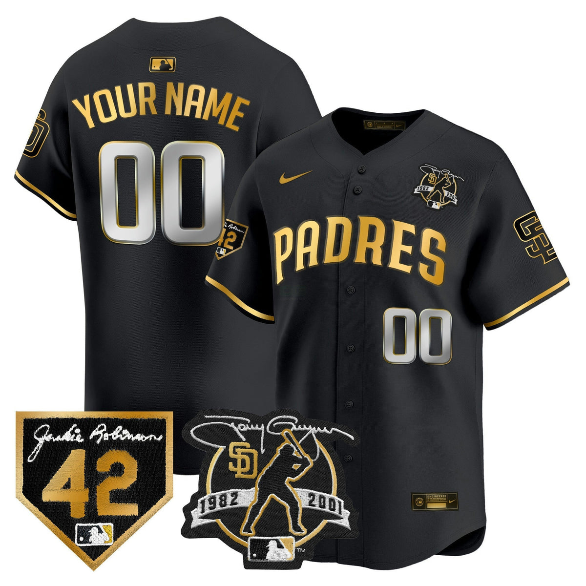 MLB 2024 Tony Gwynn & Robinson Patch Vapor Premier Limited Jersey