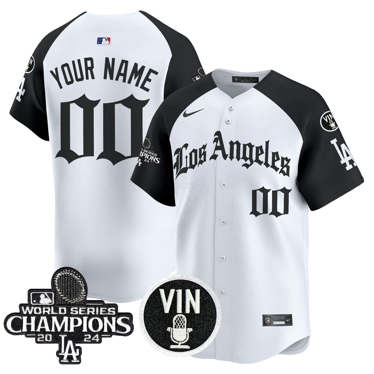 MLB 2025 LA Gothic Style Vapor Premier Limited Jersey
