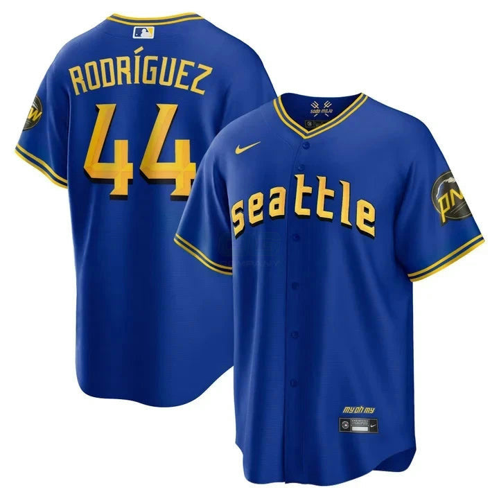 MLB Seattle Mariners 44 Royal Blue Jersey