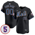 MLB #5 David Wright Number Retirement Patch Vapor Premier Limited Jersey
