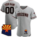 MLB Arizona Arizona State & 25th Anniversary Year Patch Jersey –