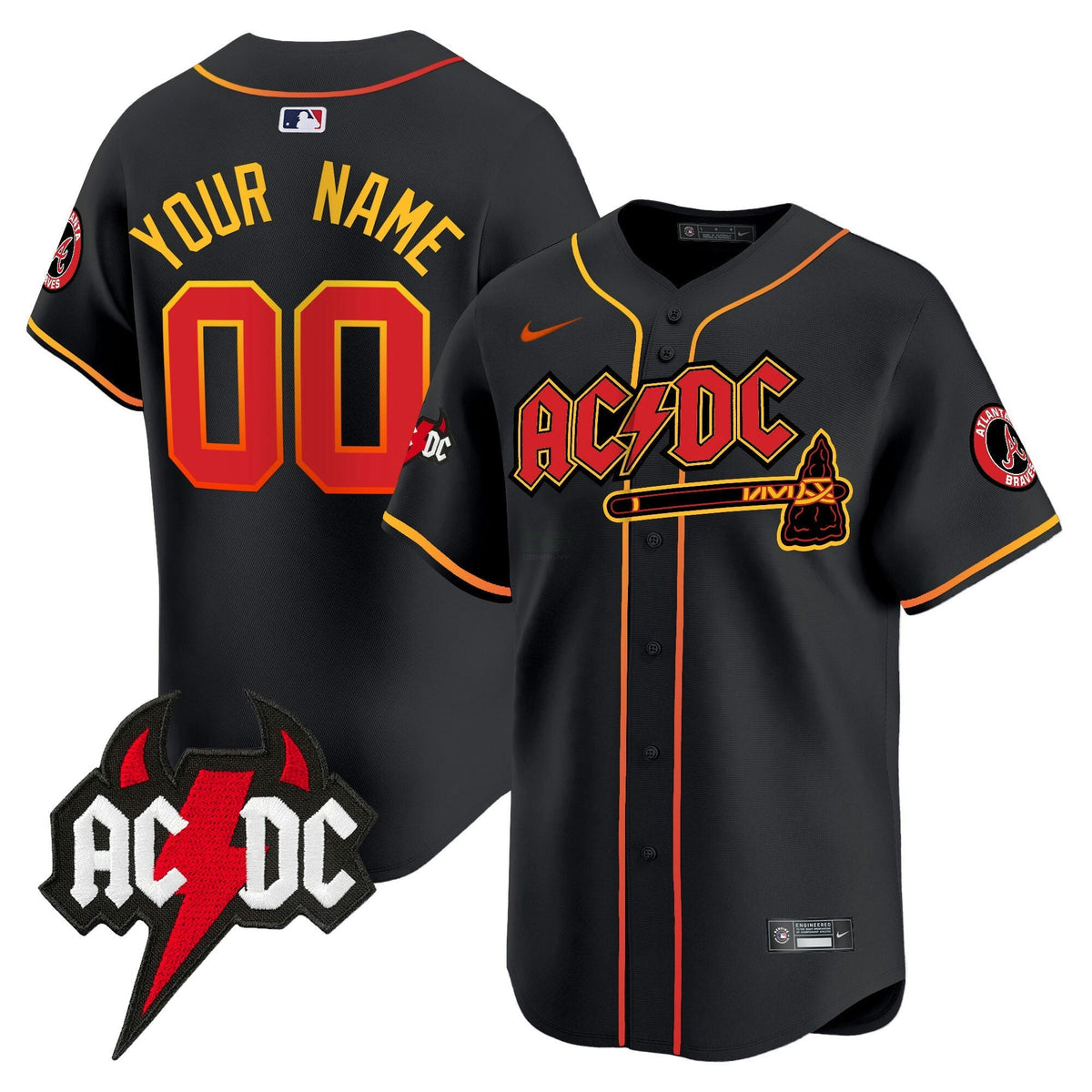 MLB Atlanta AC/DC Vapor Premier Limited Jersey