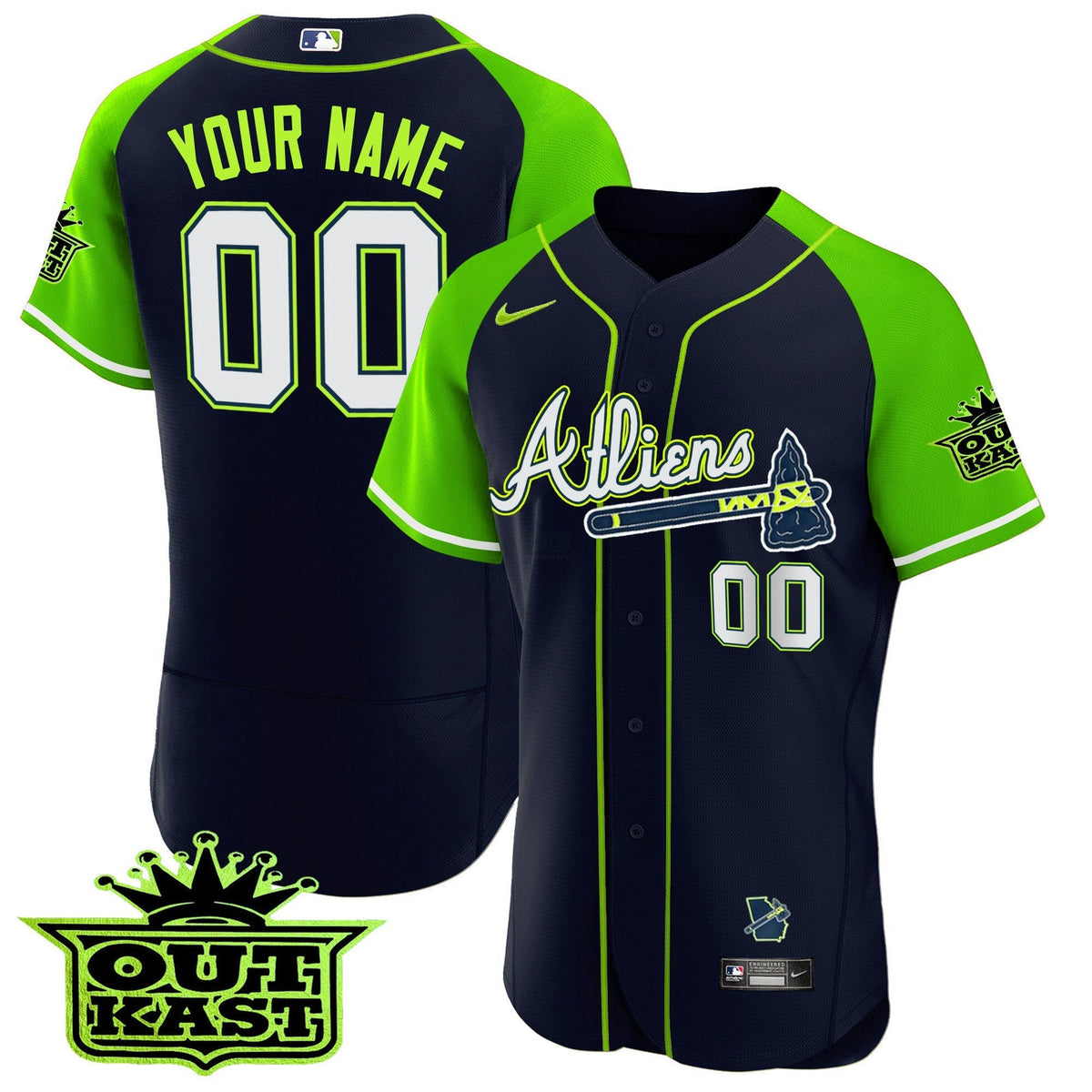 MLB Atlanta Atliens Alternate Flex Base Jersey