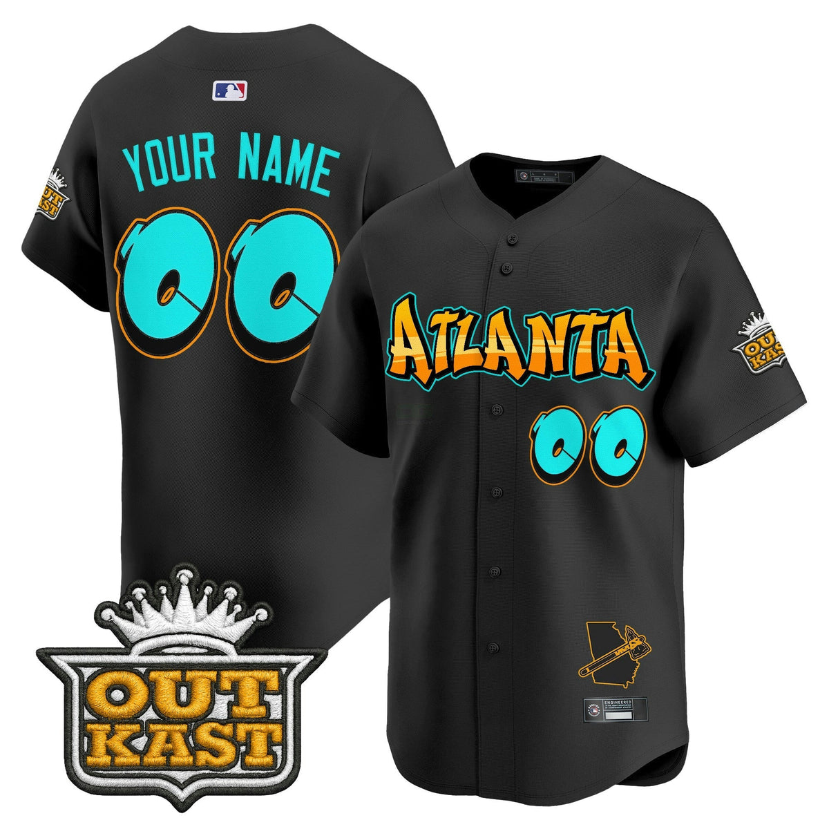 MLB Atlanta ‘Graffiti A-Town Edition’ Vapor Premier Limited Jersey