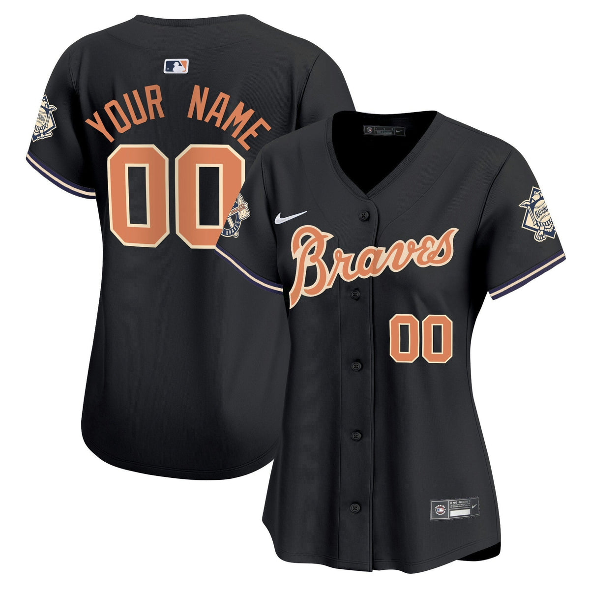 MLB Atlanta Peaches n’ Creme Vapor Premier Limited Jersey