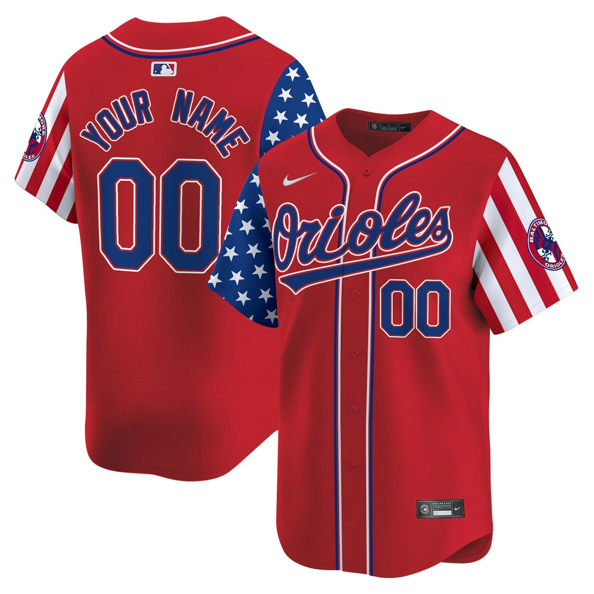 MLB Baltimore 2025 Independence Day Vapor Premier Limited Jersey