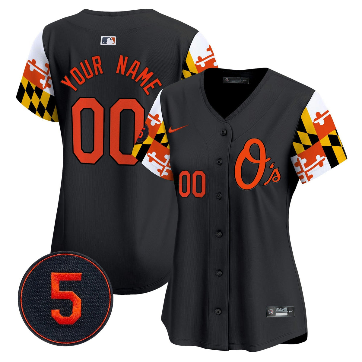 MLB Baltimore Robinson Patch Vapor Premier Limited Jersey V5