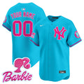 MLB New York Yankees Barbie Patch Vapor Premier Limited Jersey