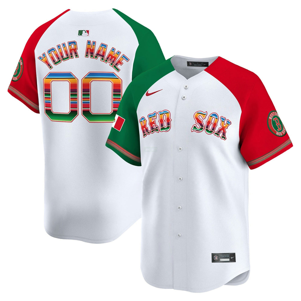 MLB Boston Mexico Vapor Premier Limited Jersey