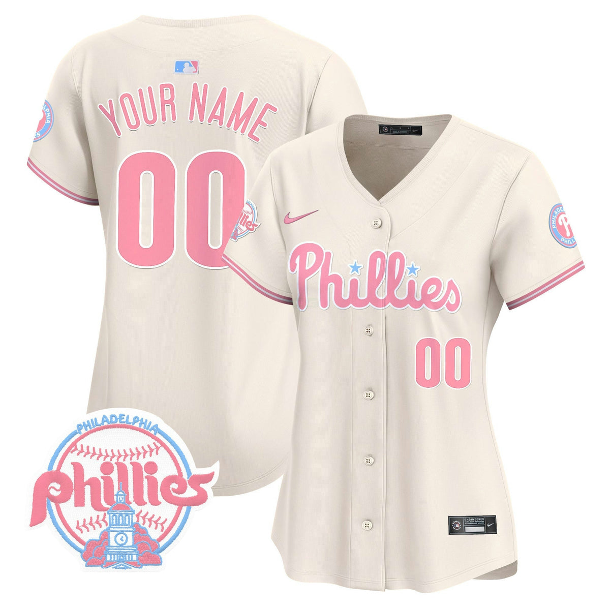 MLB Bubblegum Pink Vapor Premier Limited Jersey V2 - Custom