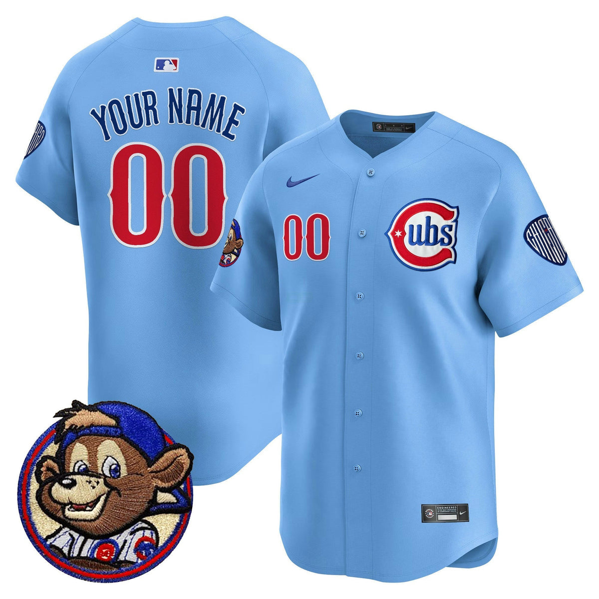 MLB Chicago Clark Patch Vapor Premier Limited Jersey