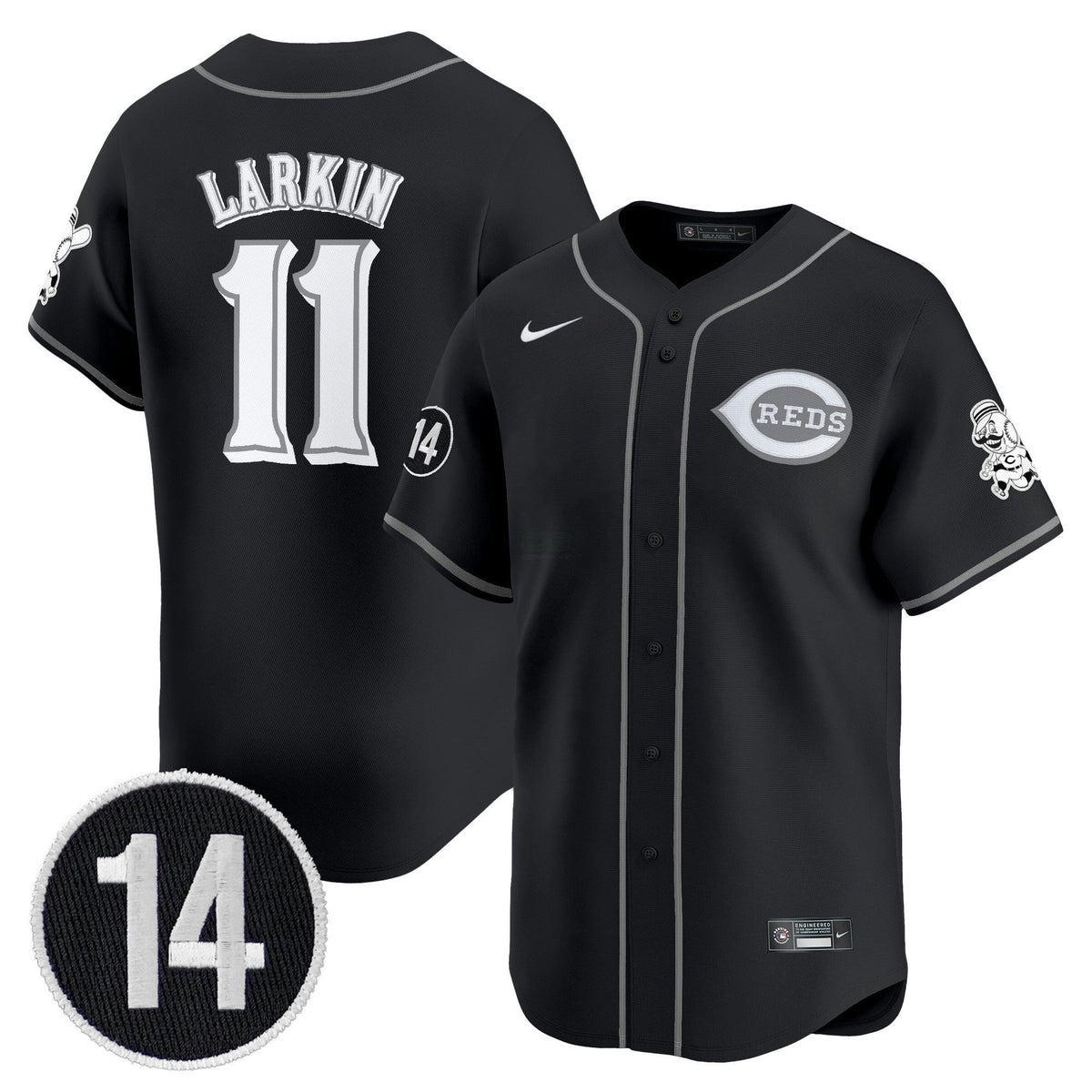 MLB Cincinnati 2025 Lights Out Vapor Premier Limited Jersey – Pete Rose Patch
