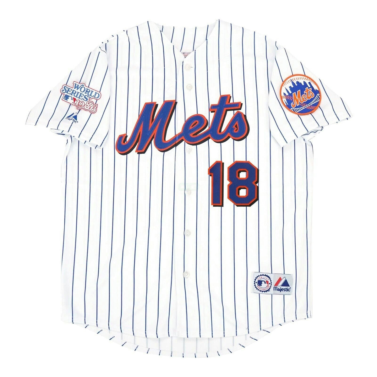 MLB Darryl Strawberry New York 1986 World Series White Jersey - Darryl Strawberry