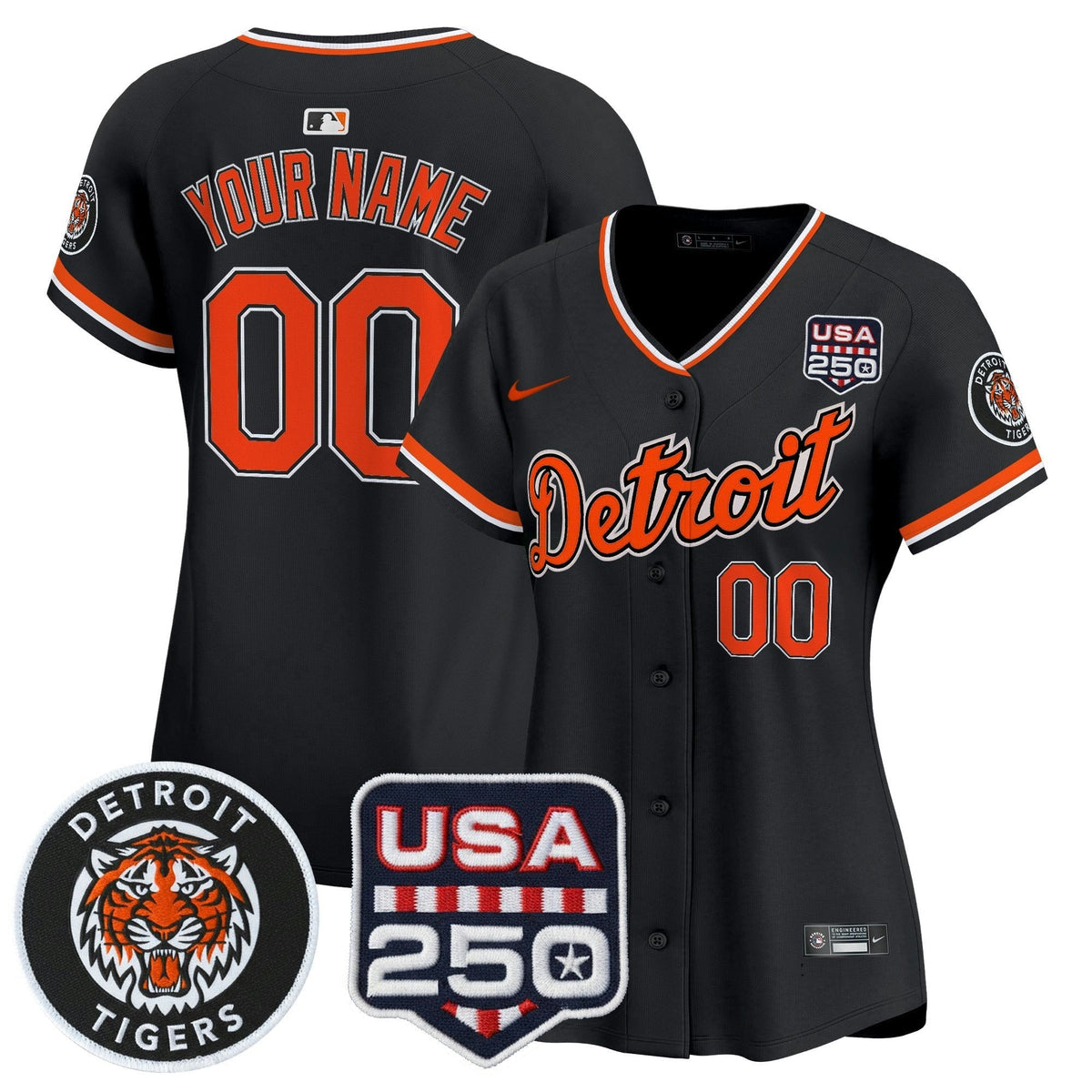 MLB Detroit 2026 Alternate Vapor Premier Limited Jersey – 250America Patch