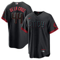 MLB Elly De La Cruz Cincinnati 2023 City Connect Black Jersey - Black