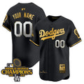 MLB Fernando 1981 & 2024 World Series Champions Patch Cooperstown Jersey - Custom