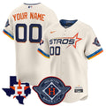 MLB Houston 2025 City Connect Texas Patch Vapor Premier Limited Jersey