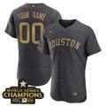 MLB Houston Charcoal 2023 Champions Jersey - Grafite