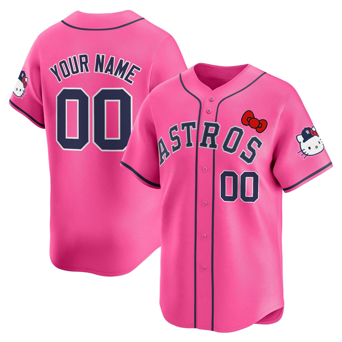 MLB Houston Hello Kitty Vapor Premier Limited Jersey V2