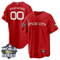 MLB Houston Space City Custom Red Jersey - Red