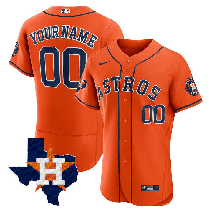 MLB Houston Texas State Patch Jersey