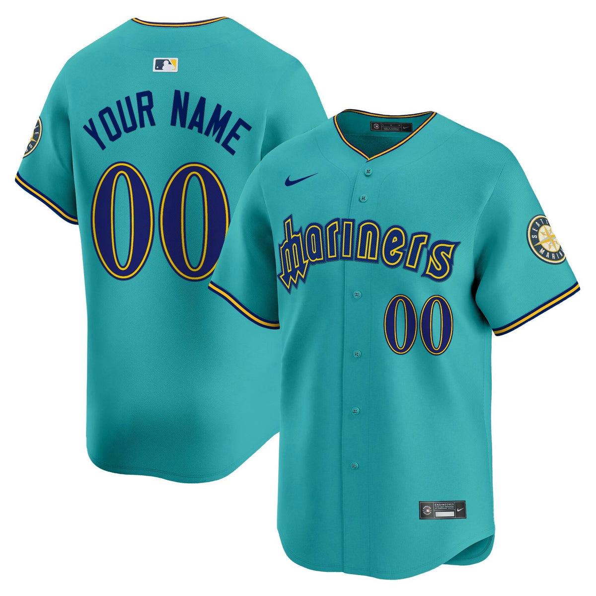 MLB Seattle Mariners Jersey - Aqua