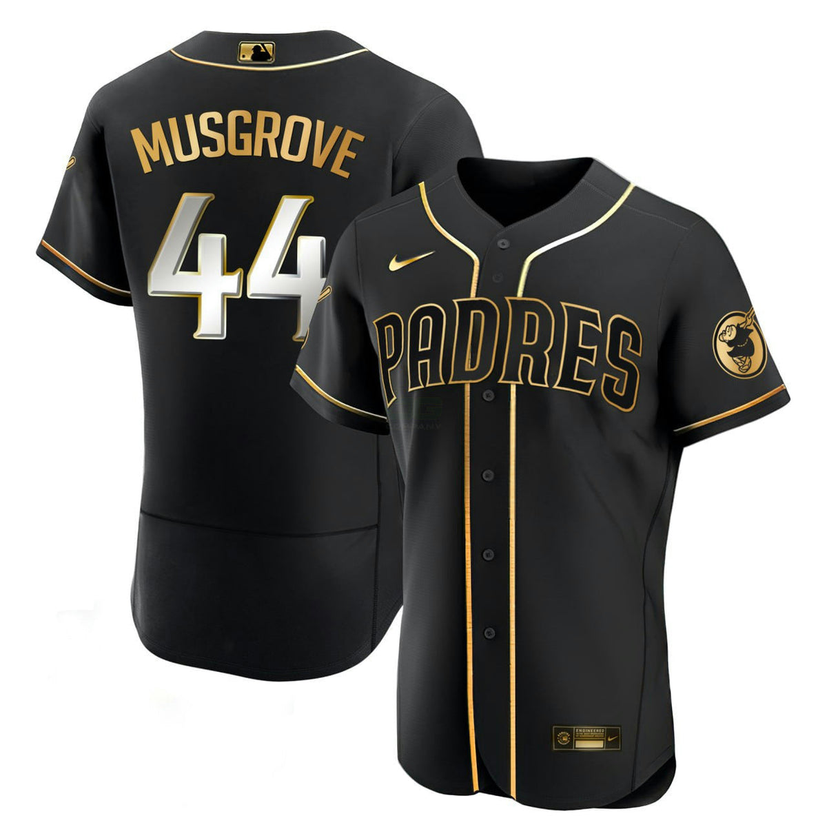 MLB Joe Musgrove San Diego Black Limited & Gold Jersey - Joe Musgrove