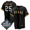 MLB José Leclerc Texas 2023 World Series Patch Cool Base Jersey - José Leclerc