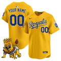 MLB Kansas City Sluggerrr Patch Vapor Premier Limited Jersey