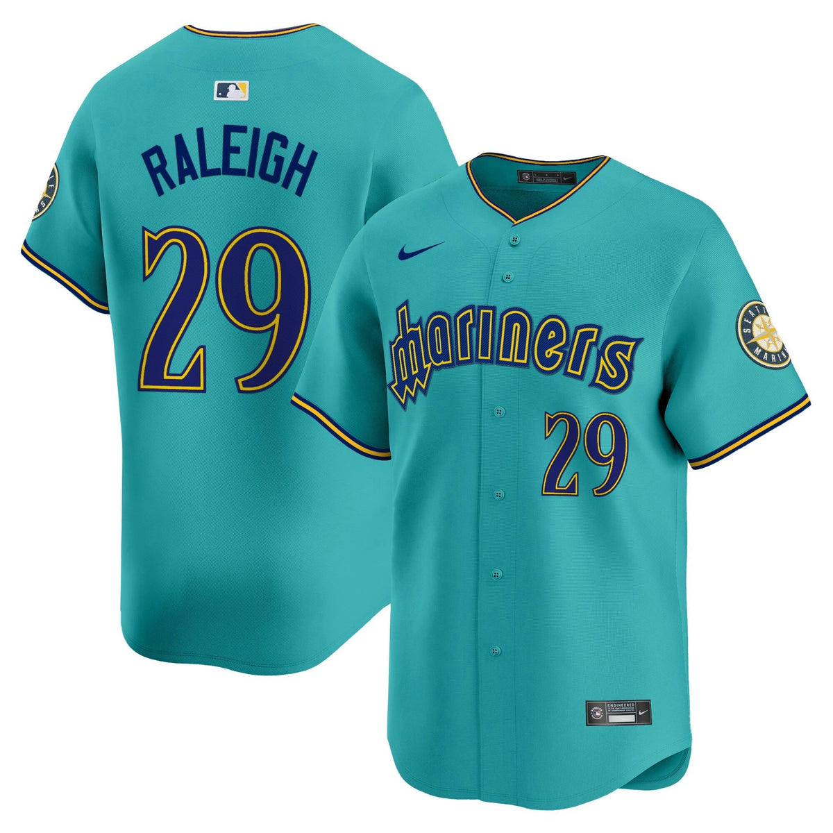 MLB Seattle Mariners Limited Jersey - Aqua