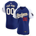 MLB Los Angeles Gold Trim Premier Elite Jersey