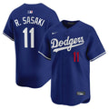 MLB Los Angeles Roki Sasaki Blue Jersey - Blue