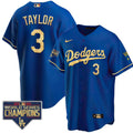 MLB Men’s 2020 World Series Champions Rush Gold Jersey