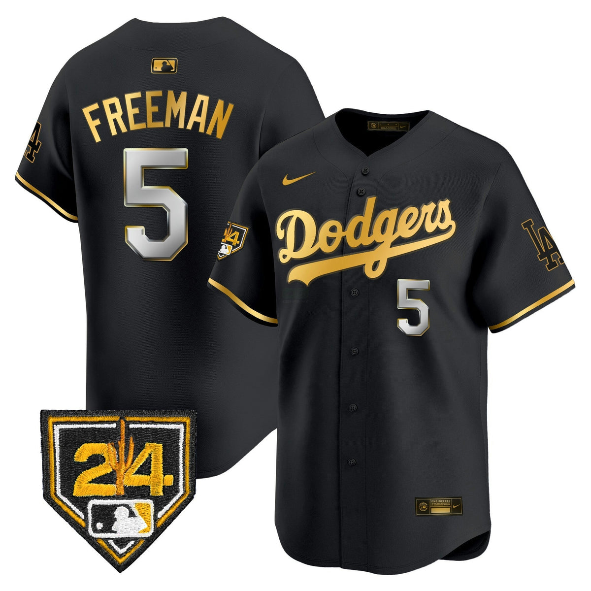 MLB Los Angeles Dodgers Men’s 2024 Spring Training Patch Vapor Premier Limited Jersey