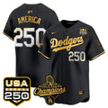 MLB Men’s 2025 World Series Champions & 250America Patch Vapor Premier Limited Jersey
