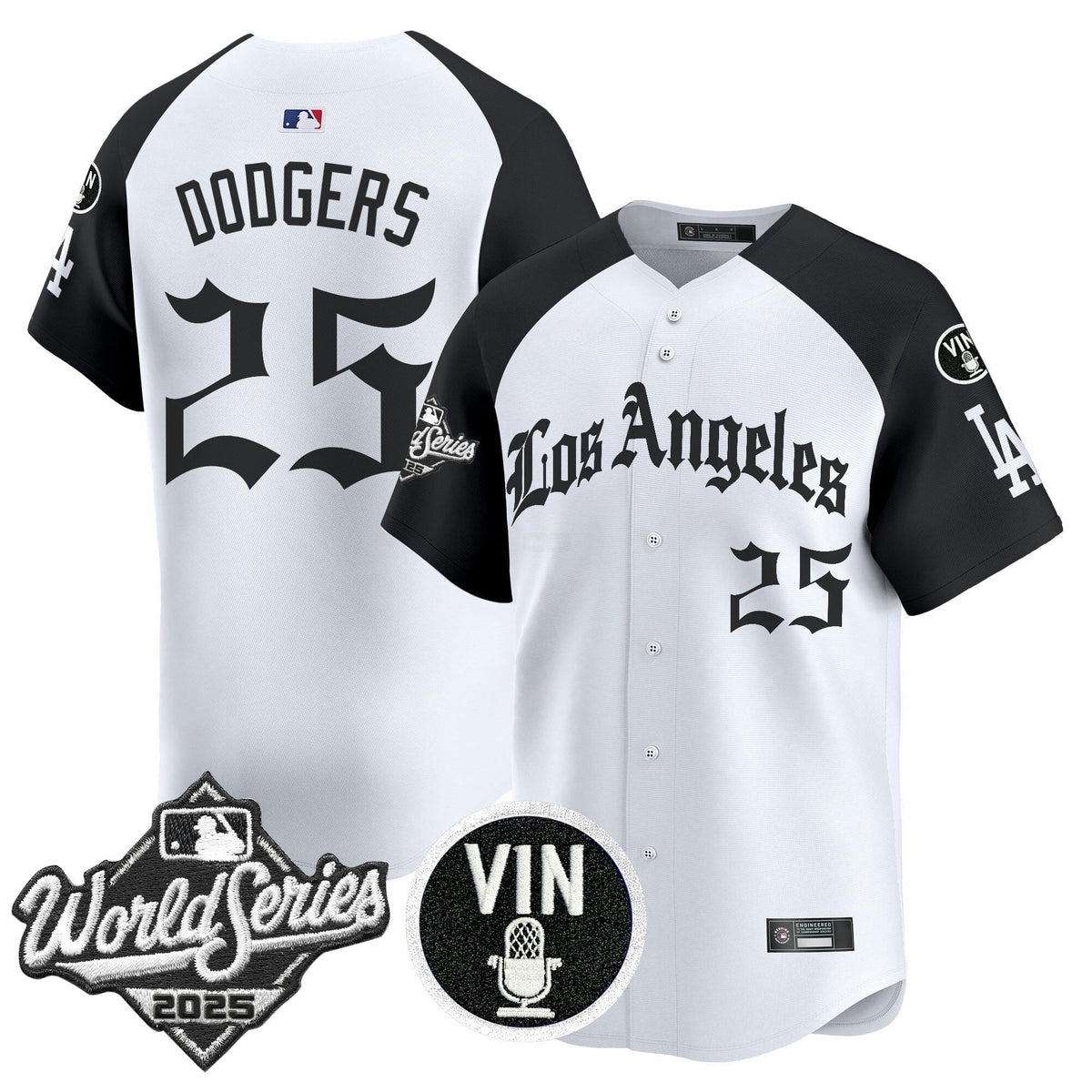 MLB Men’s 2025 World Series Vapor Premier Limited Jersey – LA Gothic Edition