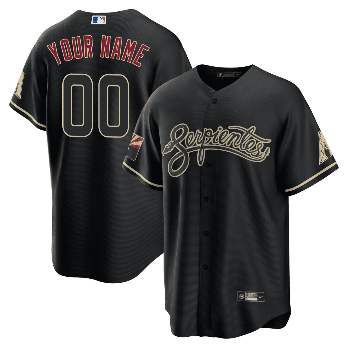 MLB Men’s Arizona “Serpientes” Jersey - Custom