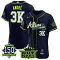 MLB Men’s Atlanta Atliens 150th Anniversary Patch Flex Base Jersey