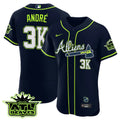 MLB Men’s Atlanta Atliens ATL Patch Flex Base Jersey