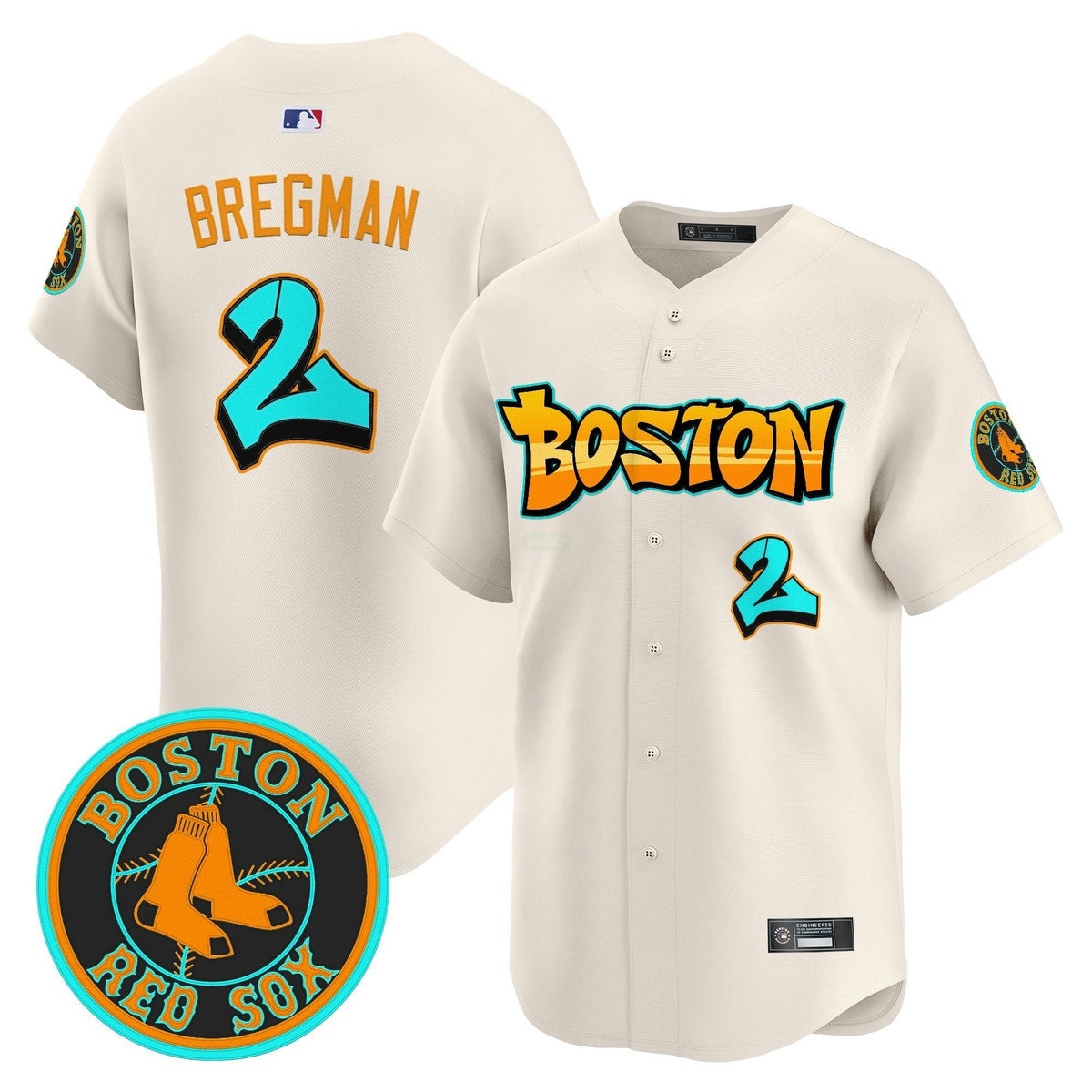 MLB Men’s Boston ‘Graffiti Streetstyle Edition’ Vapor Premier Limited Jersey