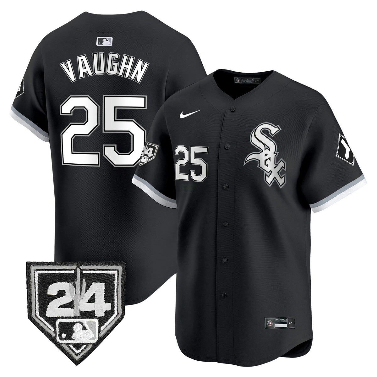 MLB Chicago White Sox Men’s Chicago 2024 Spring Training Patch Vapor Premier Limited Jersey