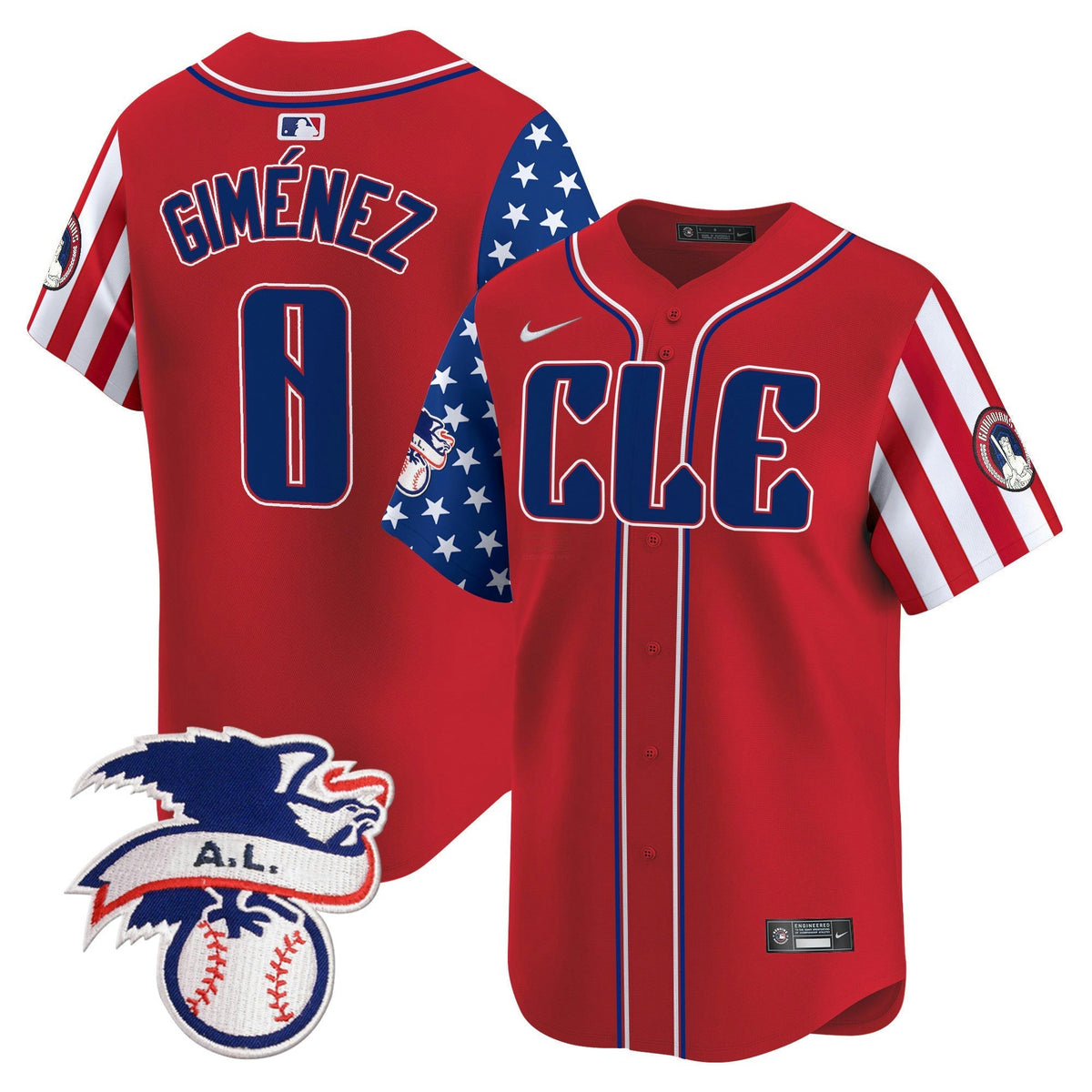 MLB Men’s Cleveland 2024 Fourth of July Vapor Premier Limited Jersey