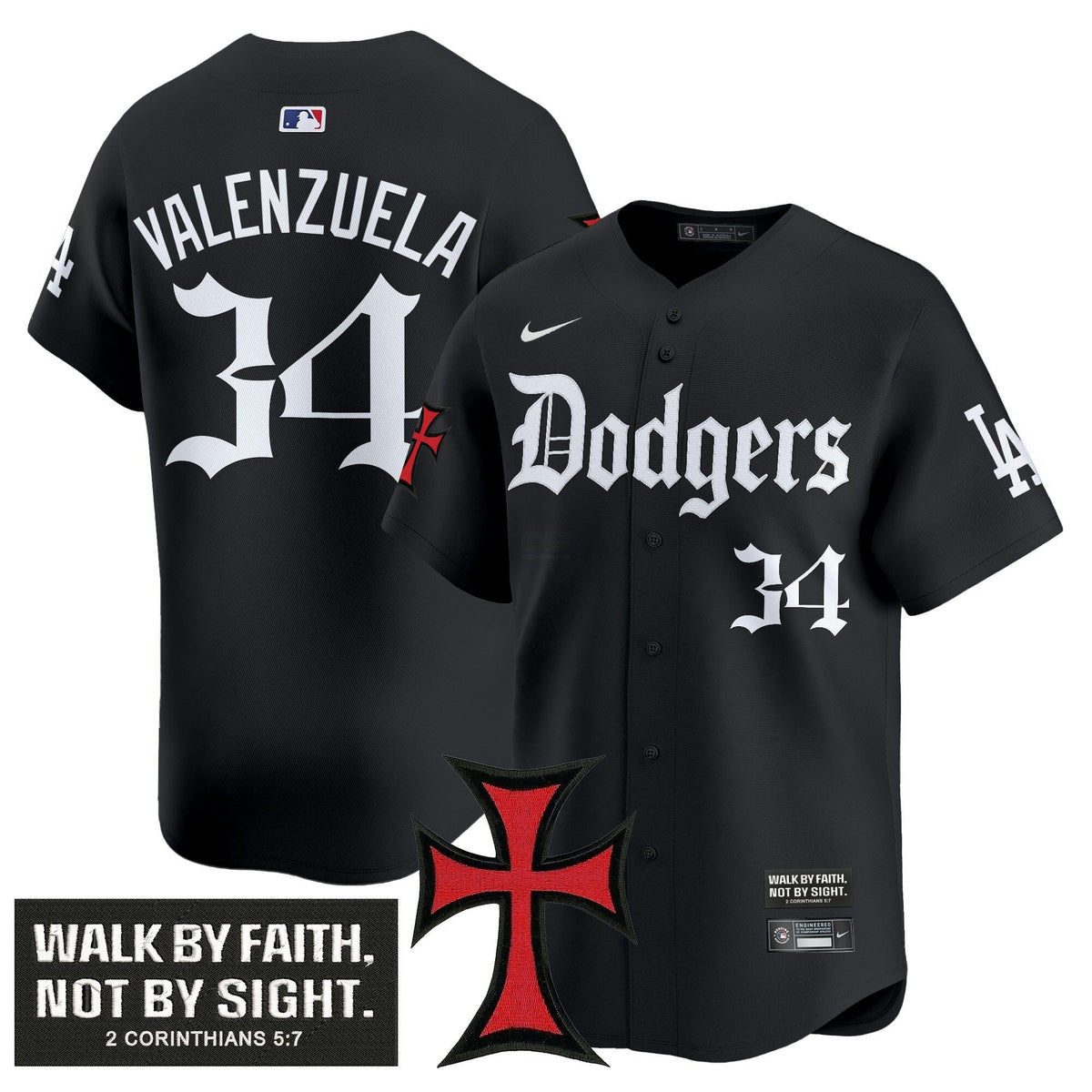 MLB Men’s ‘Faith & Glory Edition’ Vapor Premier Limited Jersey