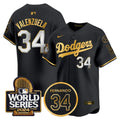 MLB Men’s Fernando Memorial & 2024 World Series Patch Vapor Premier Limited Jersey