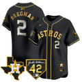 MLB Men’s Houston 2024 Robinson & Texas Patch Vapor Premier Limited Jersey
