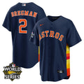 MLB Men’s Houston Alternate Navy Blue 2022 World Series Player Jersey