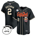 MLB Men’s Houston Cactus Jack Patch Vapor Premier Limited Jersey V3 – Stitched