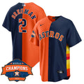 MLB Men’s Houston Cool Base Split 2022 Champions Limited Player Jersey