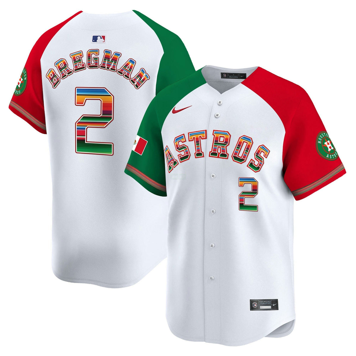 MLB Men’s Houston Mexico Vapor Premier Limited Jersey