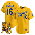 MLB Men’s Kansas City Sluggerrr Patch Vapor Premier Limited Jersey